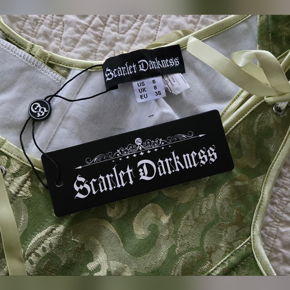Spiral Direct Green Corset Shapewear - Picture 6 of 7